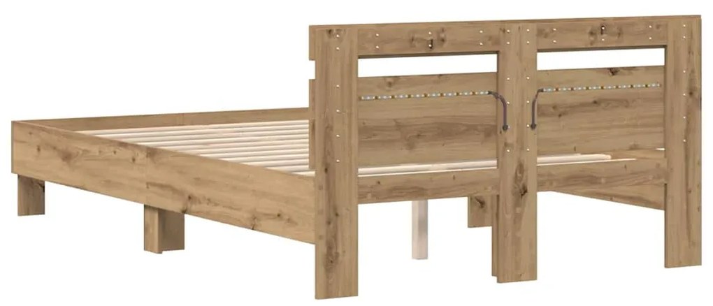 Estrutura de Cama de Carvalho Carvalho Artesanal