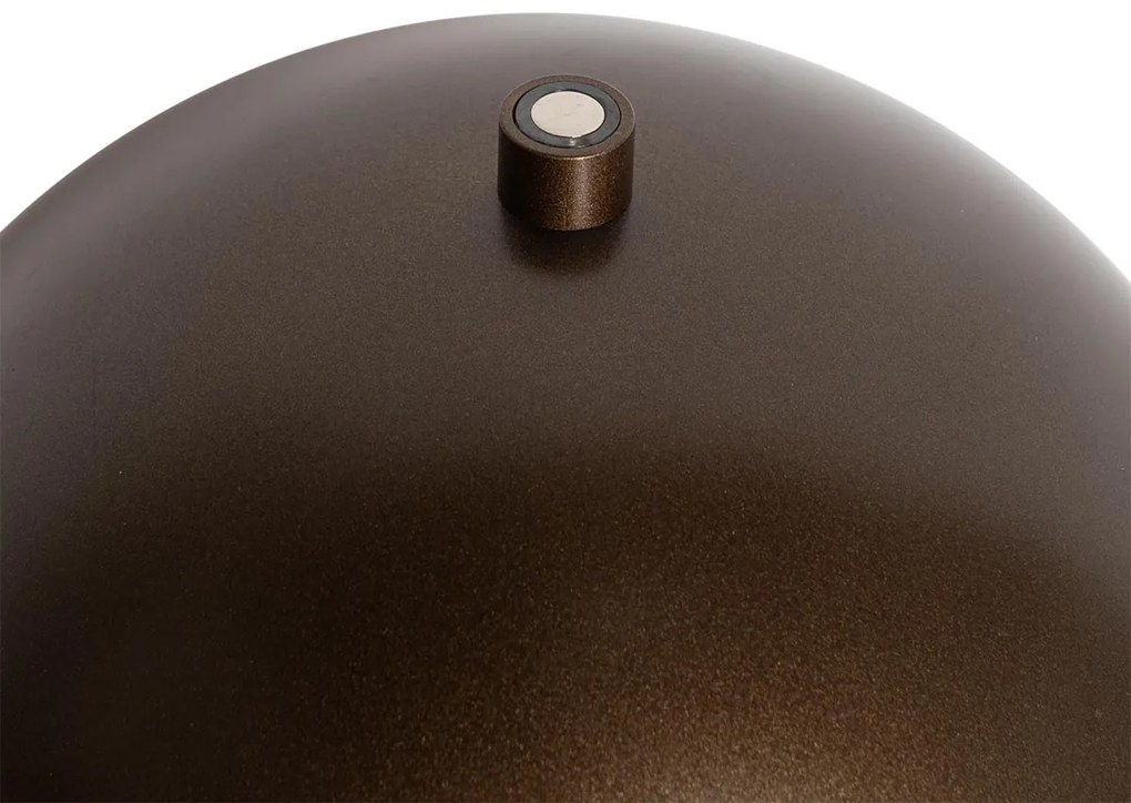 LED Candeeiro de mesa de exterior bronze escuro recarregável com 3 níveis de intensidade - Keira Moderno