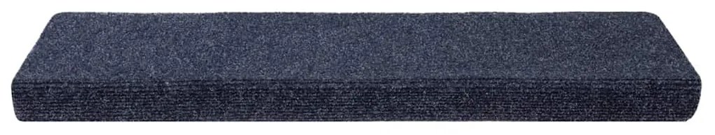 Tapetes de escada autoadesivos 20 pcs 65x21x4 cm antracite