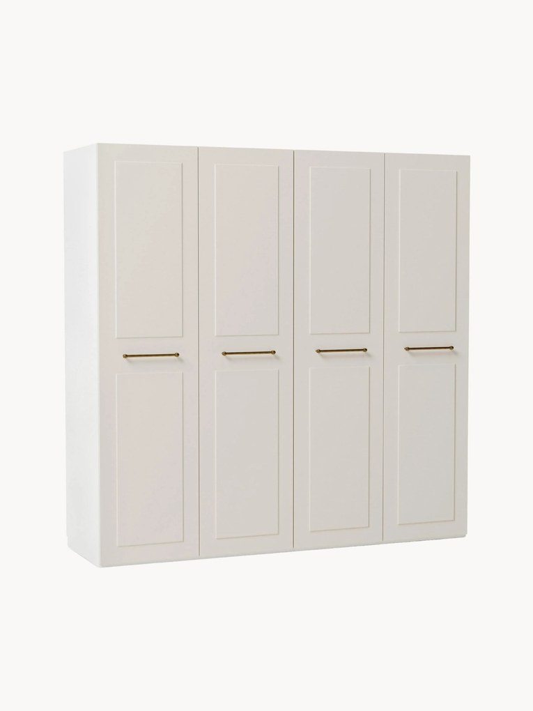 Roupeiro modular com portas articuladas Charlotte, L 200 cm, vários tamanhos
