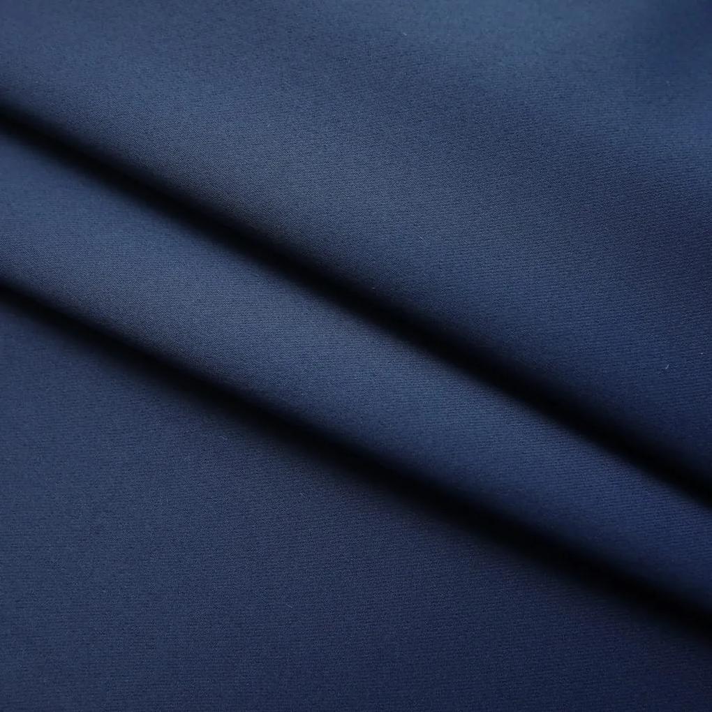 Cortina blackout com ganchos 290x245 cm azul