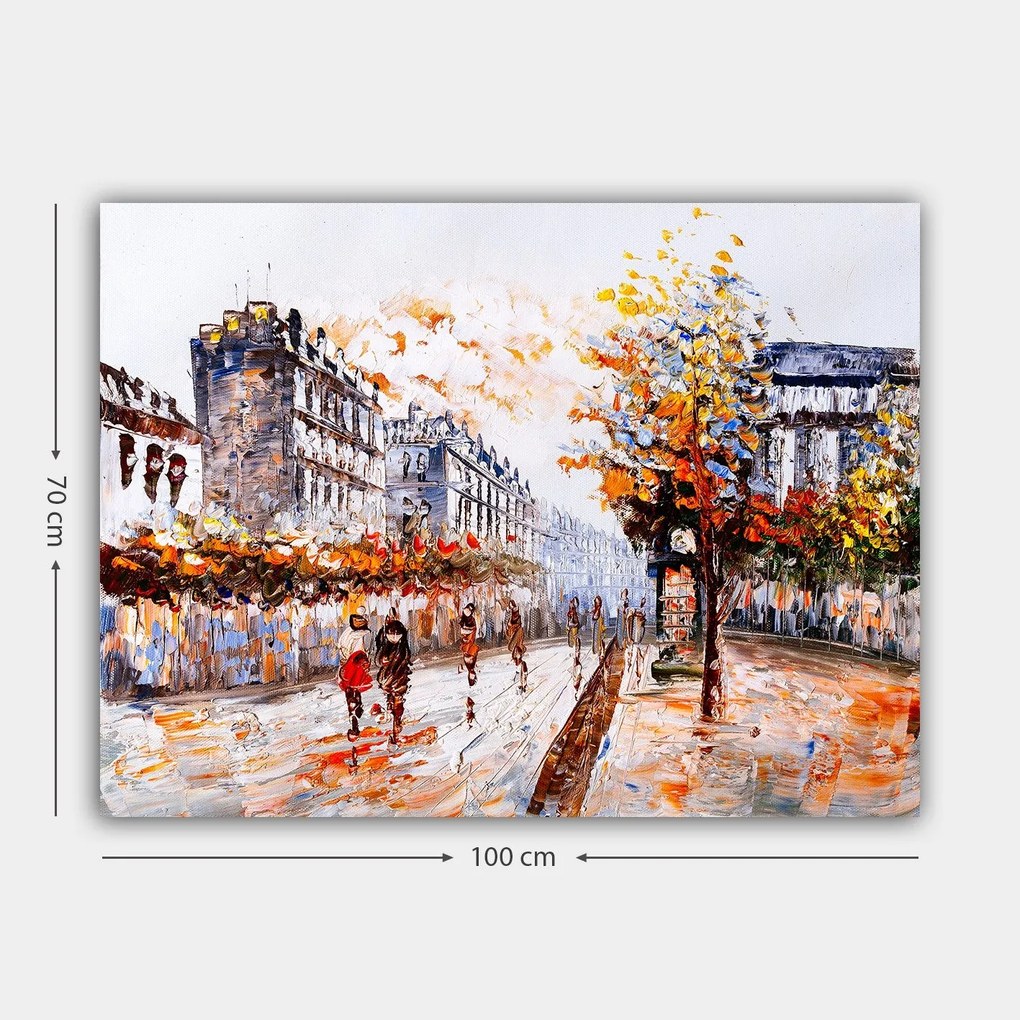 **** Pintura Decorativa em Tela 389892310_70100 – Multicolor – 70 x 10