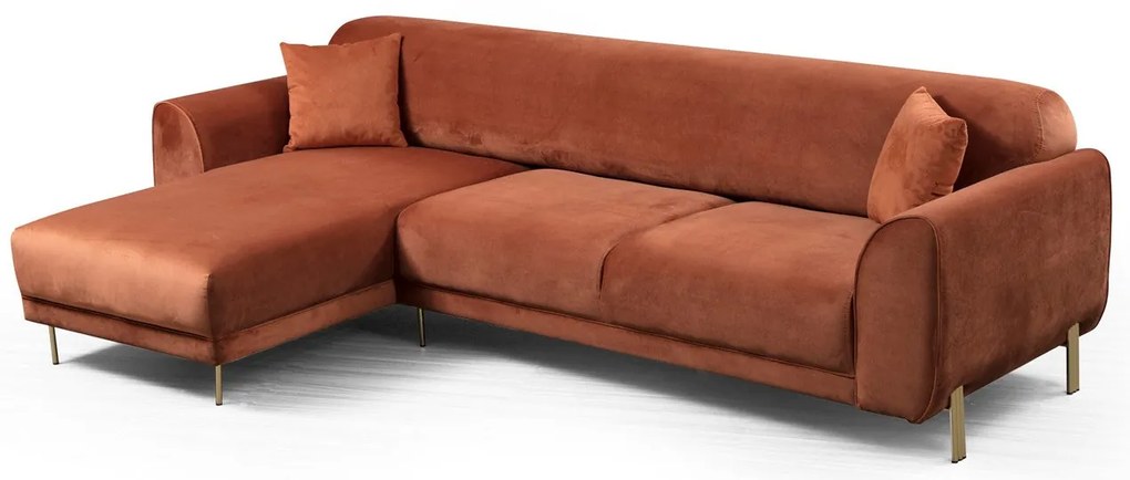 Sofá-Cama de Canto Image Corner – Canela – 287 x 169 cm