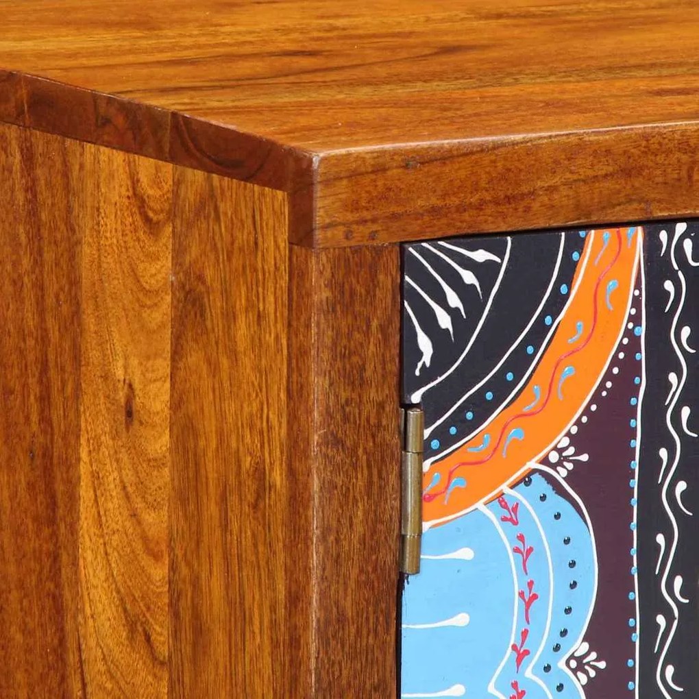 Banco de Hall 100x35x45 cm Madeira Maciça de Acácia