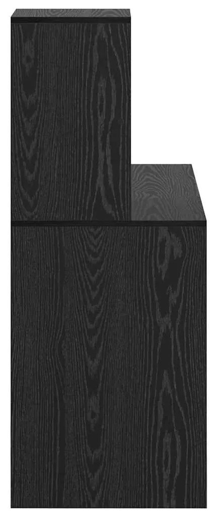 Secretária de Escrita Carvalho Preto Carvalho Preto MDF, laminado