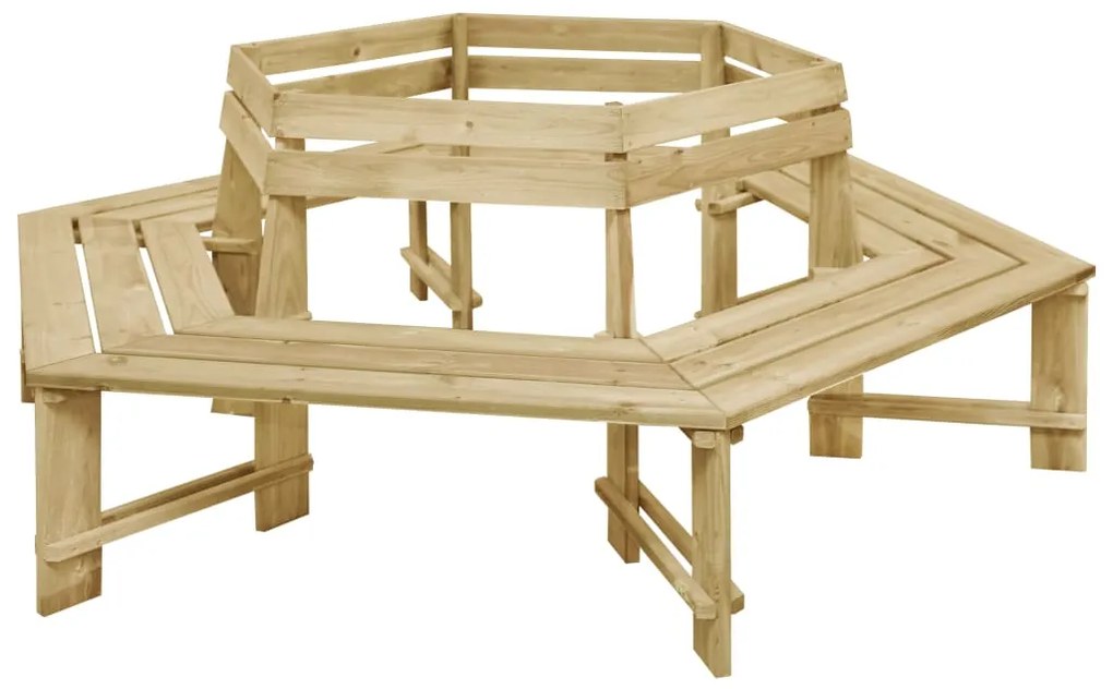 Banco de jardim 240 cm pinho impregnado