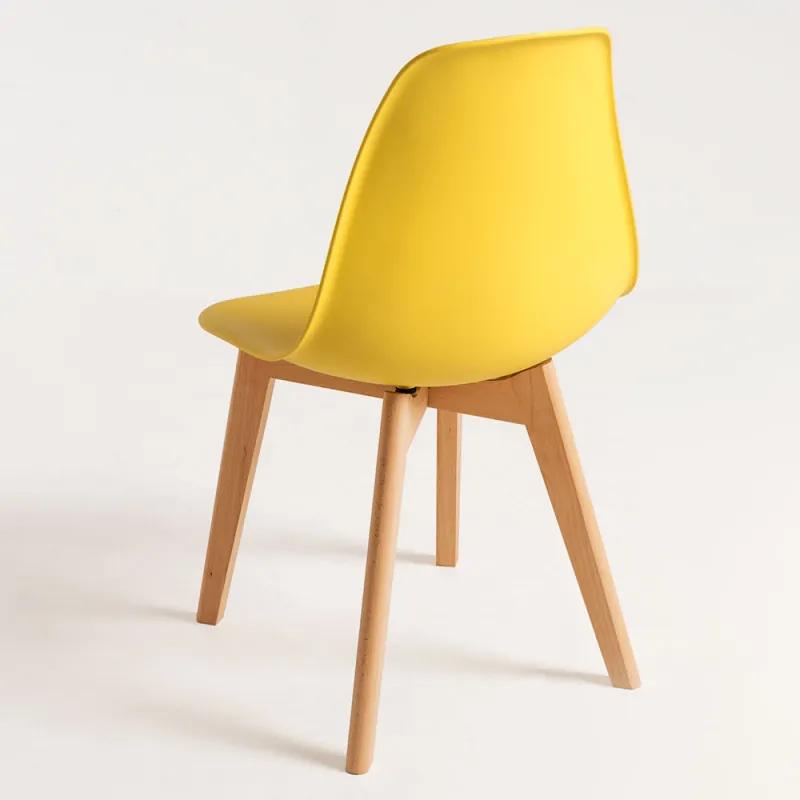 Pack 4 Cadeiras Kelen - Amarelo