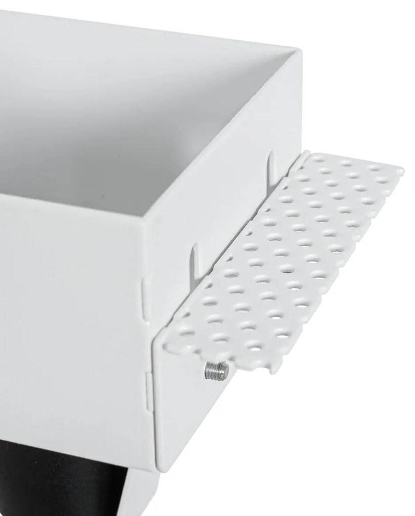 Conjunto de 6 Focos Embutidos Brancos GU10 70mm Sem Moldura - Oneon