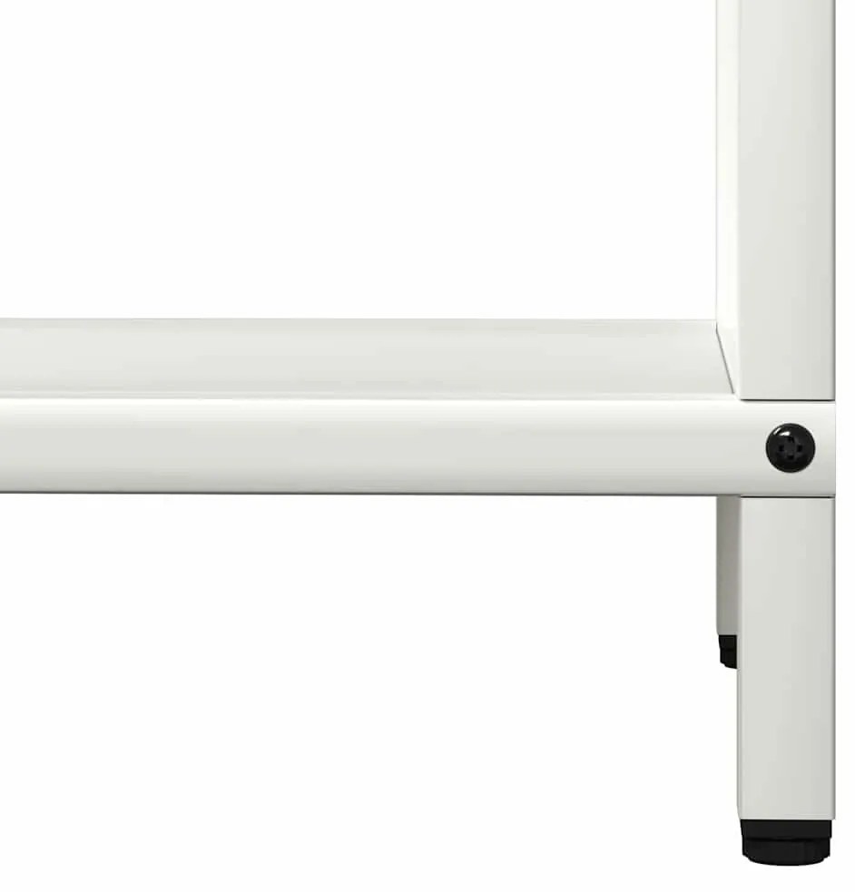 Suporte para lenha 40x25x120 cm aço laminado a frio branco