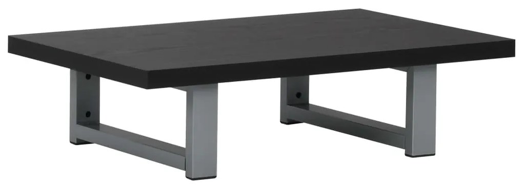 Conjunto de móveis de casa banho 2 peças cerâmica preto