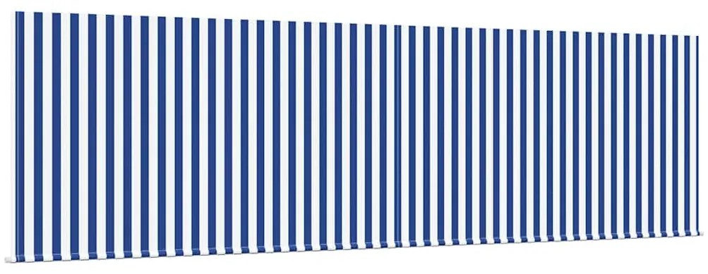Toldo Retrátil Manual Azul e branco Azul e Branco Antracite