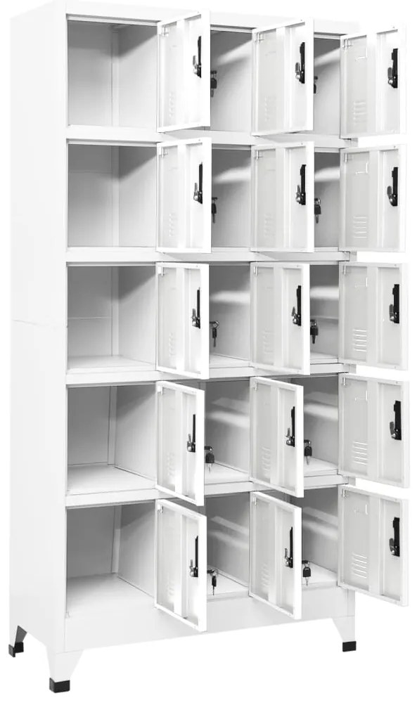 Cacifo 90x40x180 cm aço branco