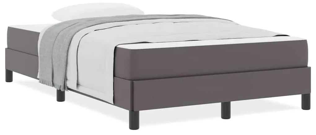 Cama Outros Cinzeto 120 x 200 cm Couro sintético