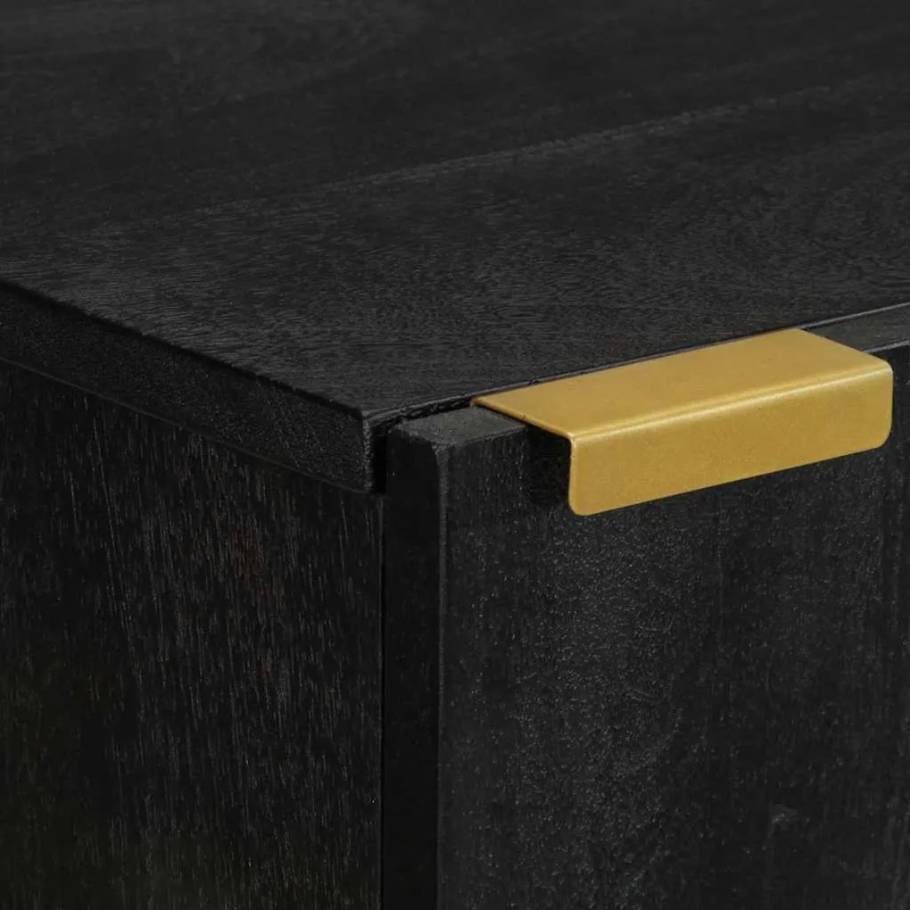 Armário suspenso p/ WC 38x33x48 cm derivados de madeira preto
