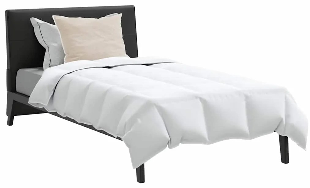 Edredão com travesseiro 2 pcs Branco 135 x 200 cm Penugem