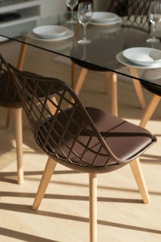 Pack 4 Cadeiras Mima - Marrom