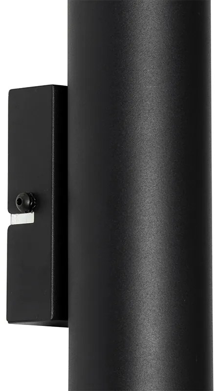 Candeeiro de parede moderno preto 2 luzes - Jeana Moderno
