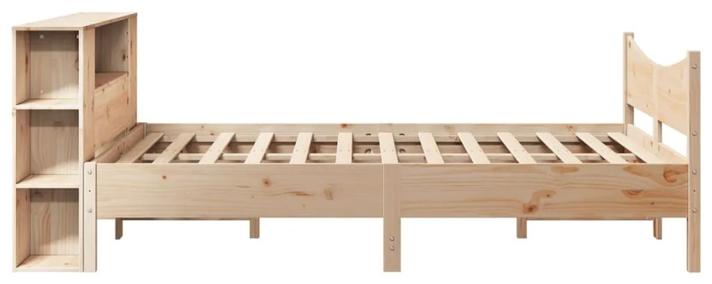 Cama sem colchão 140x200 cm madeira de pinho maciça