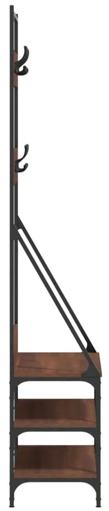 Conjunto de Entrada - Bengaleiro c/ arrumação calçado 72x34x184 cm car