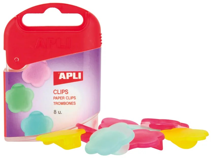 Clips Fantasia Fluorescente – 8 Unidades - Apli