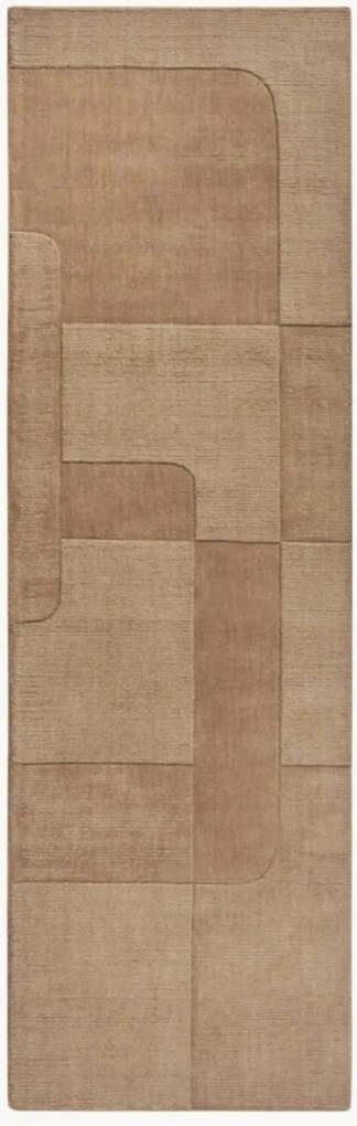 Passadeira em lã com relevo Charlotte