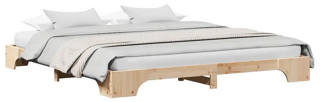 Cama 180x200 cm em Madeira de Pinho Sólido