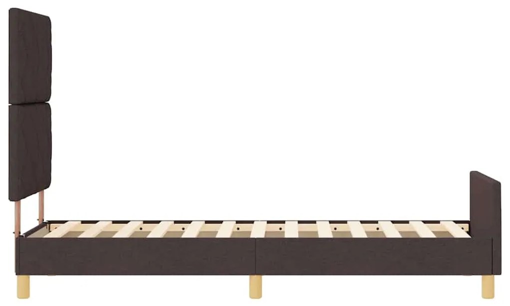 Estrutura de Cama vidaXL Castanho 80x200 cm em Tecido