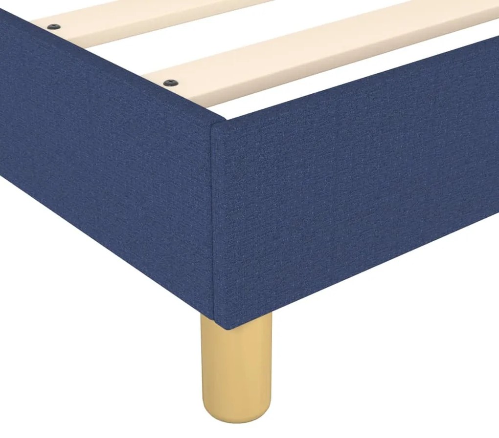 Estrutura de cama sem colchão 80x200 cm azul