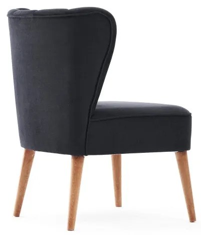 Cadeirão Wing Layla – Antracite – 65x80x65 cm