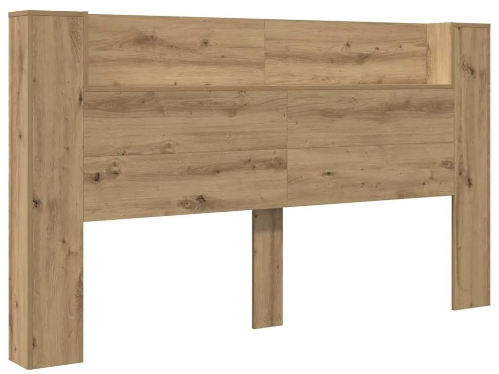Cabeceira com Armário carvalho artisiano 180 x 17 x 104.5 cm