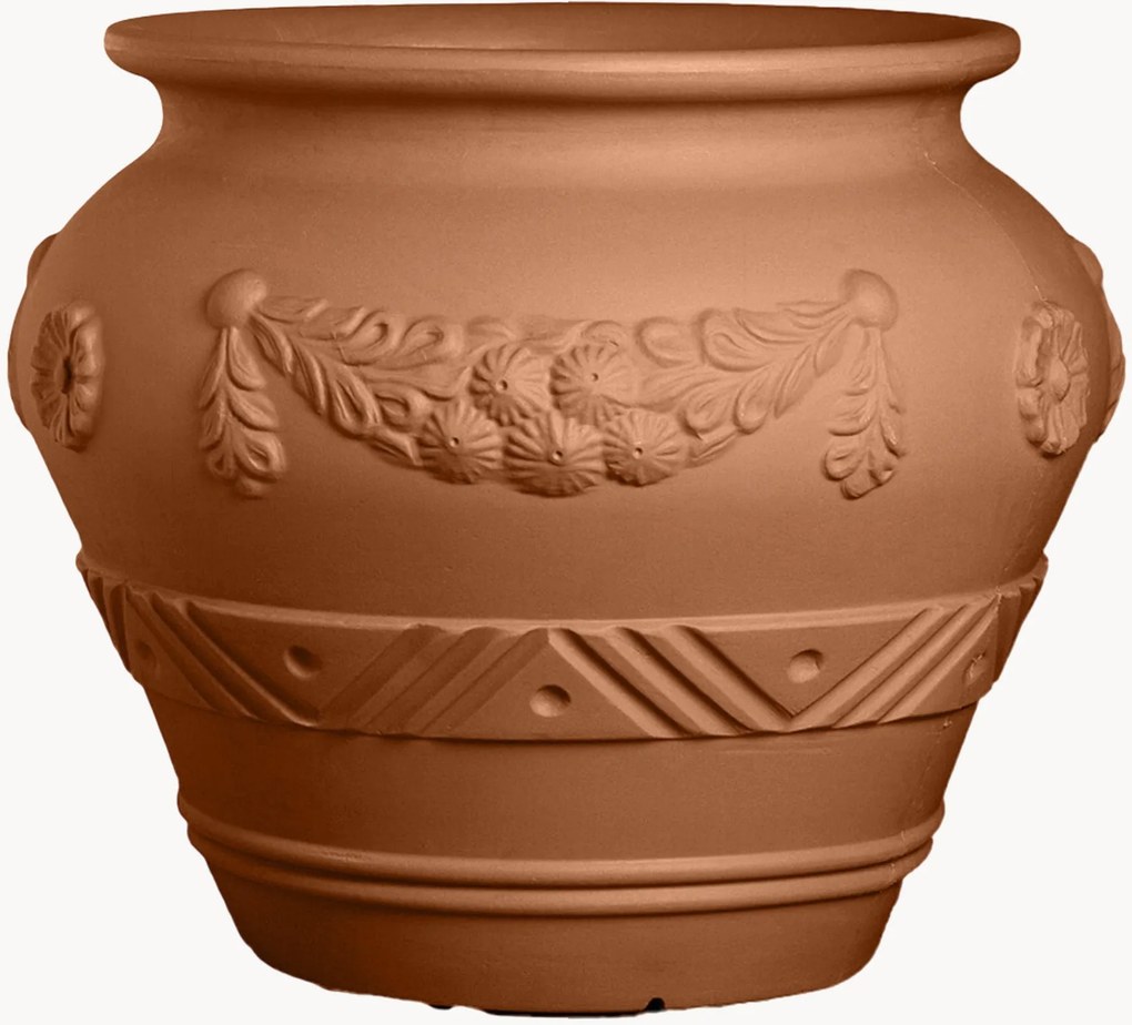 Vaso para exterior Orcio Festonato, Alt 50 cm