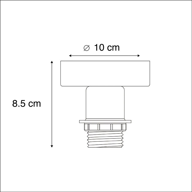 Candeeiro de teto branco - Combi