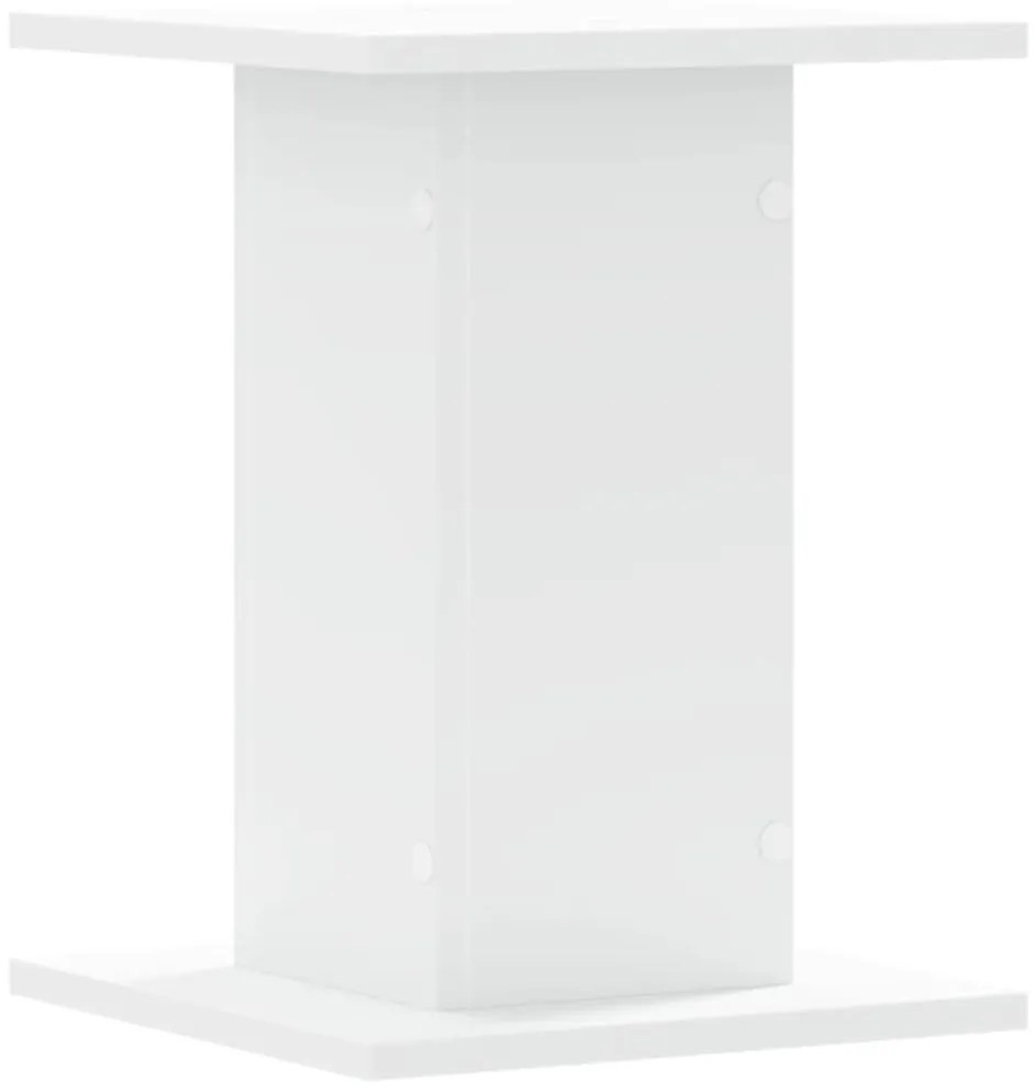 Suportes de colunas 2 pcs 30x30x40 cm derivados madeira branco