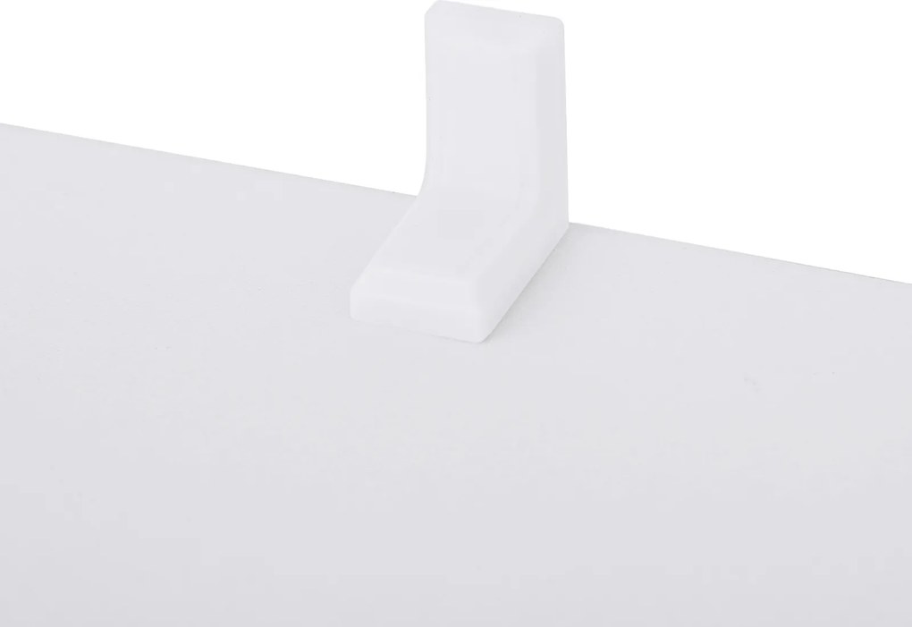 Estante escada 6 compartimentos abertos 97,5 x 97,5 x 29 cm Branco