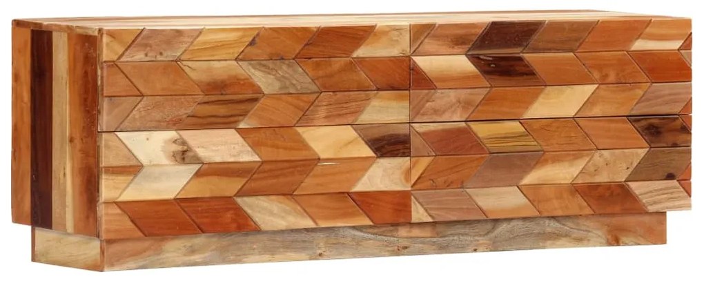 vidaXL Móvel de TV 120x30x40 cm madeira recuperada maciça