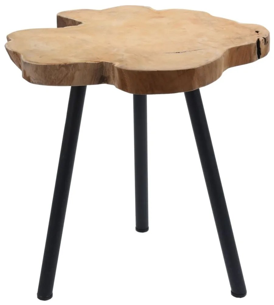 442177 H&S Collection Mesa de apoio 40 cm teca