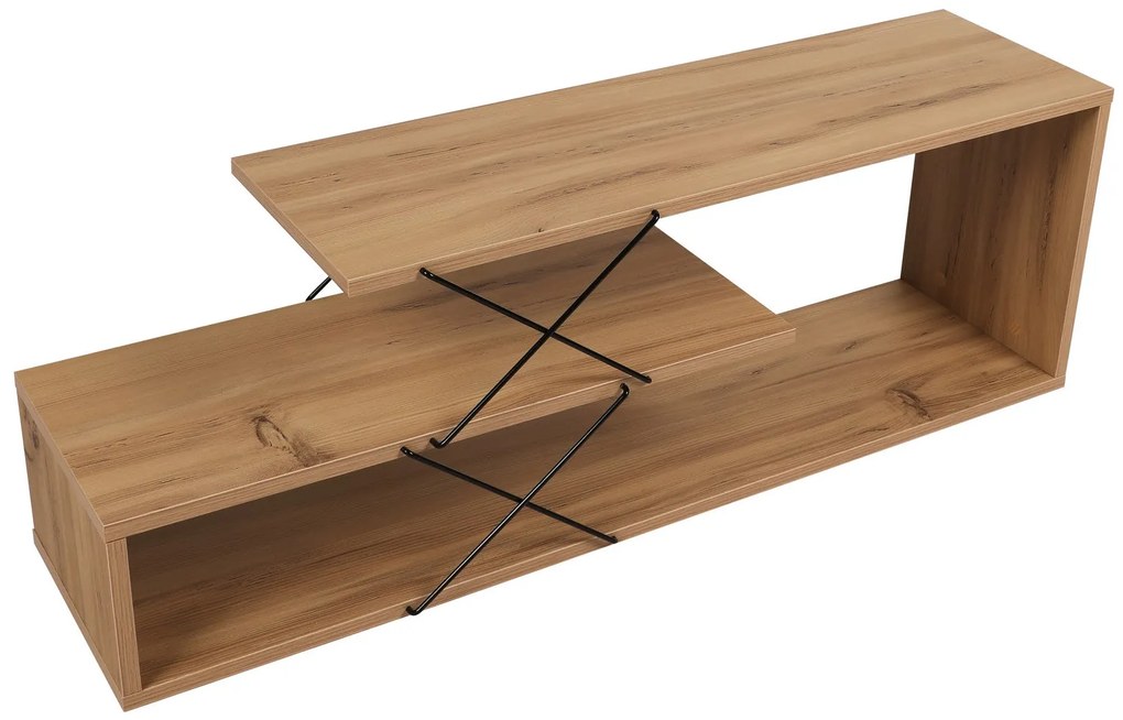 Móvel TV Zigzag – Carvalho – 120 cm x 40 cm x 30 cm