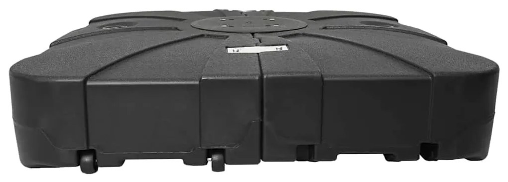 Conjunto de Base de Guarda-Sol Cantilever 2 Peças - 150kg de Areia ou