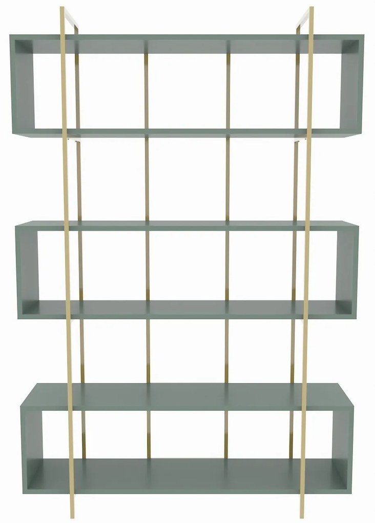 Estante Bruti – Verde Dourado – 120x180x29,6 cm