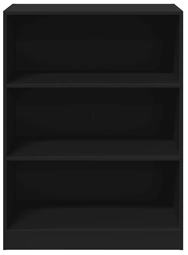 Roupeiro 77x48x102 cm derivados de madeira preto