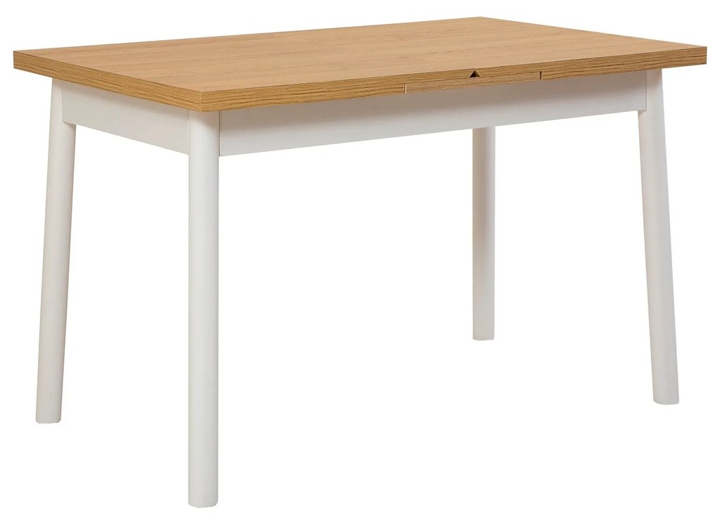 Conjunto de Mesa de Jantar Extensível e Cadeiras Oliver – Branco – Mes