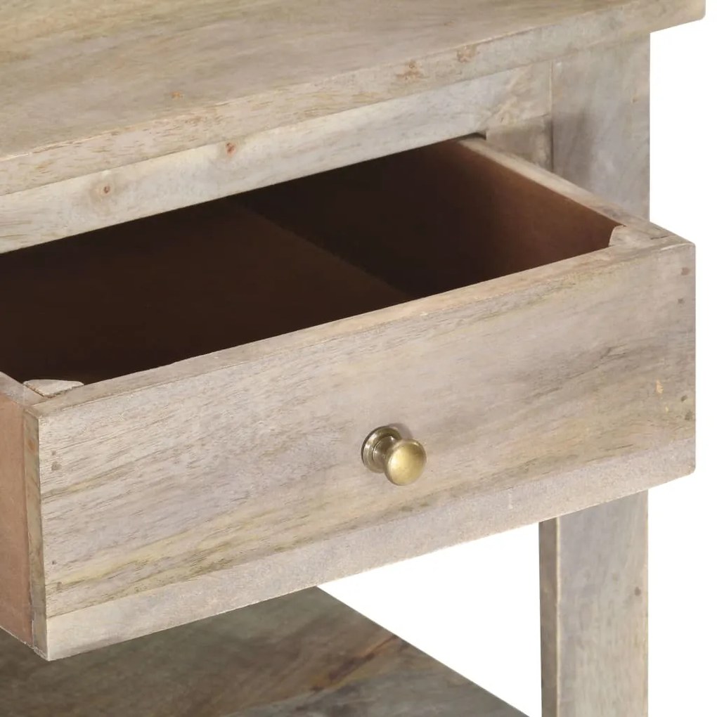 Mesa de centro 82x52x47 cm madeira de mangueira maciça