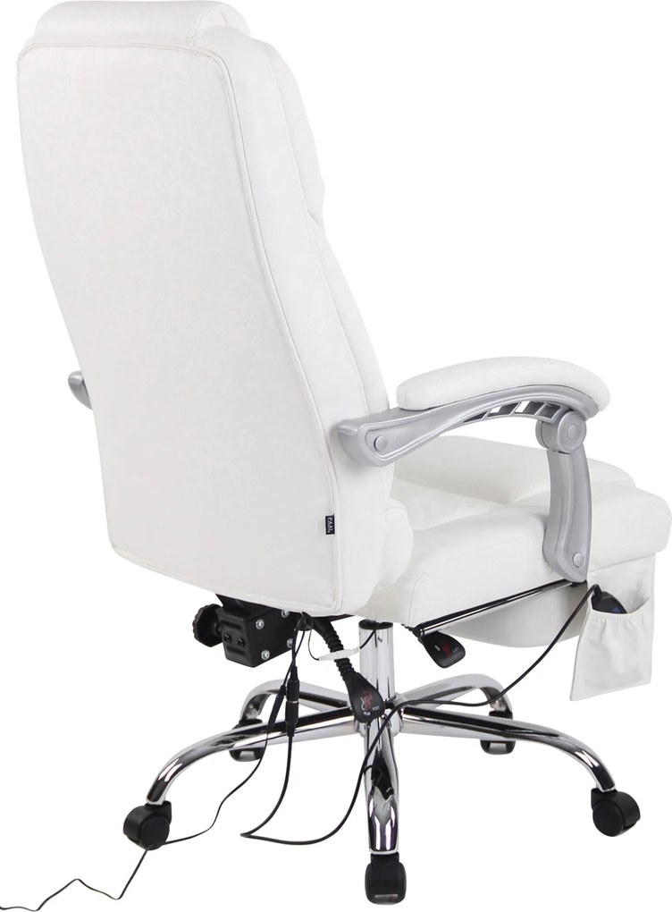 Cadeira de escritório Pacific Original com função de massagem branca
