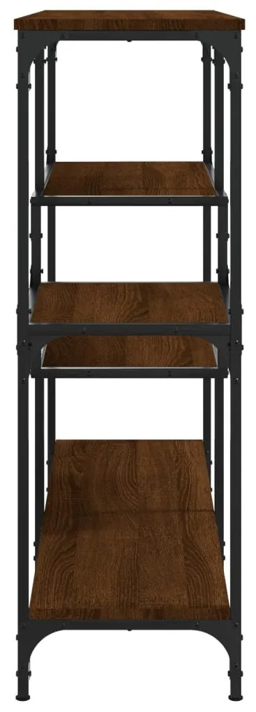 Mesa consola 103x32x95 cm derivados madeira carvalho castanho