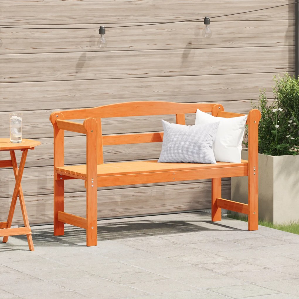 vidaXL Banco de Exterior Acácia 119x76x44 cm Madeira Maciça