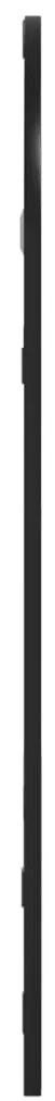 Espelho de parede arqueado 30x60 cm ferro preto