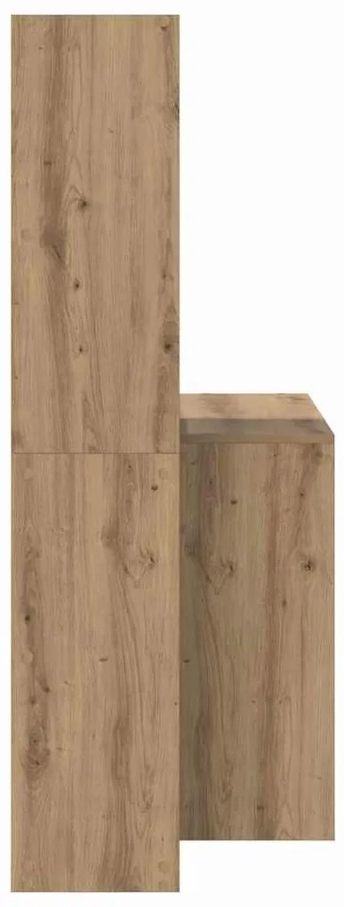Mesa carvalho artisiano 138.5 x 55 x 143 cm Madeira processada