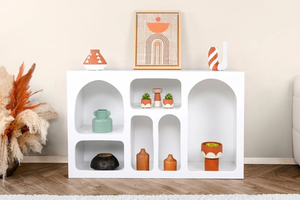 Aparador "Vienna" - Branco - 120x74x37 cm - Design Moderno