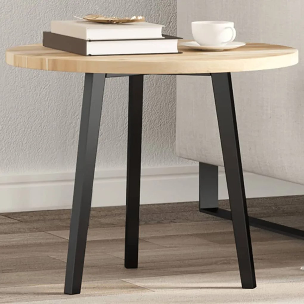 vidaXL Tampo de mesa redondo Ø50x2 cm madeira de acácia maciça