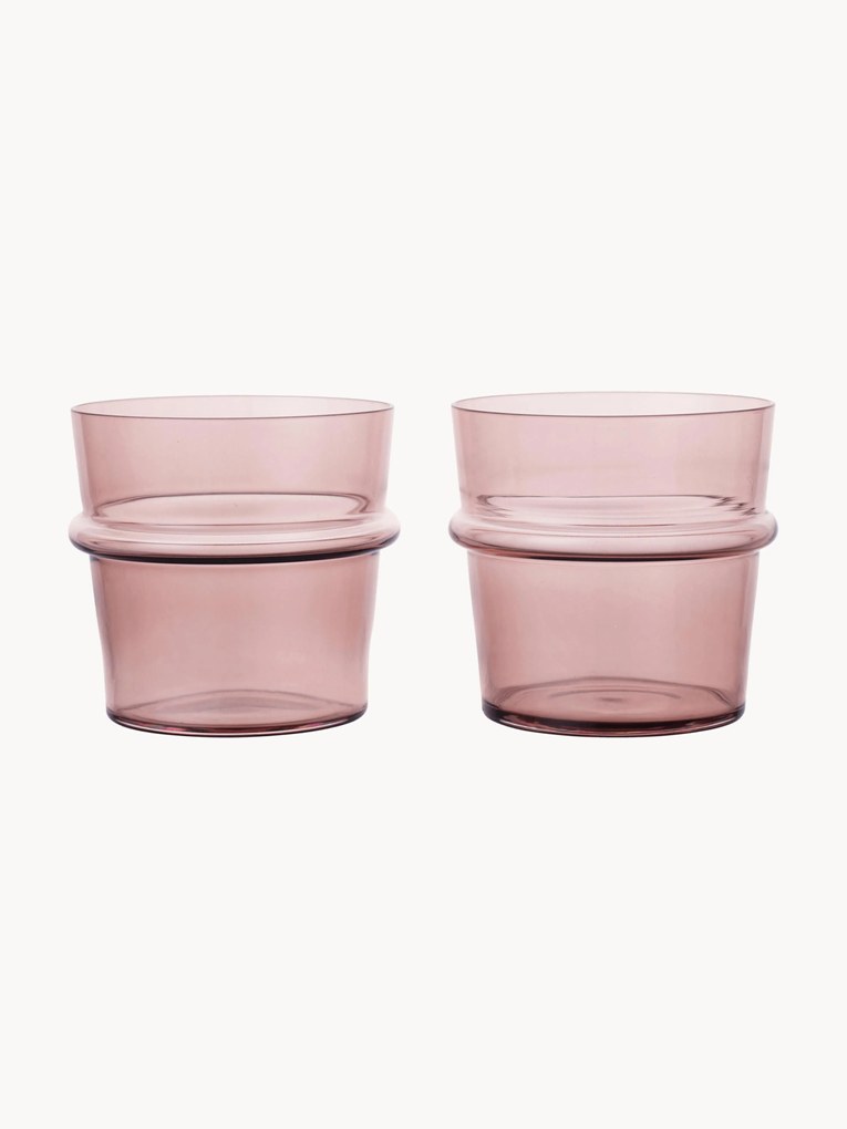 Copos artesanais Boya, conjunto de 2